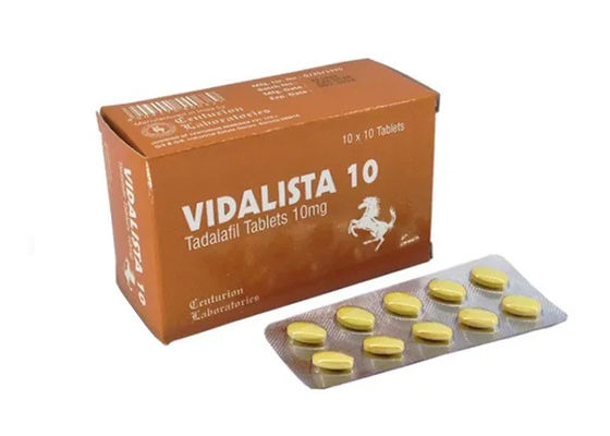 Tadalafil Vidalista 10mg Generic Cialis Male ED Impotence Medicines for Men Sexual Enhancement