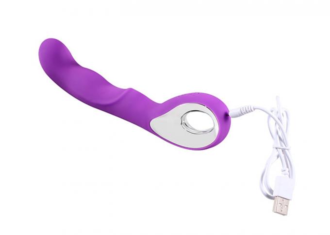 estimulação recarregável do ponto de G de umas 10 frequências de 8 polegadas, vibrador do sexo do silicone para mulheres