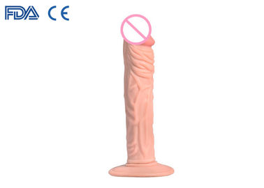 TPR Dildo Sex Toy 8" Artificial Phthalate free Body Safe PVC Long Penis