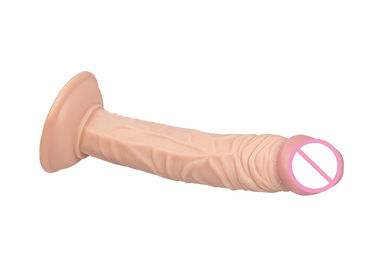 TPR Dildo Sex Toy 8" Artificial Phthalate free Body Safe PVC Long Penis