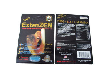 A libido masculina erval natural de ExtenZEN triplicar-se poderoso melhora comprimidos de Enhacement