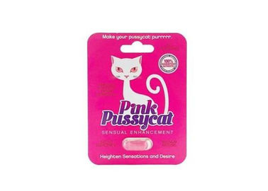Libido fêmea Desire Stimulation Pills do realce do gatinho do rosa